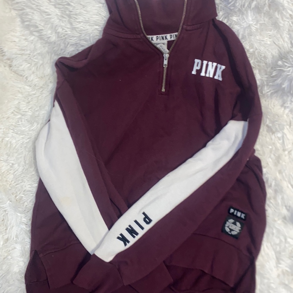 Burgundy Pink pullover sweater